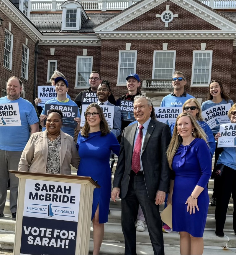 Sarah McBride at Legislative Hall